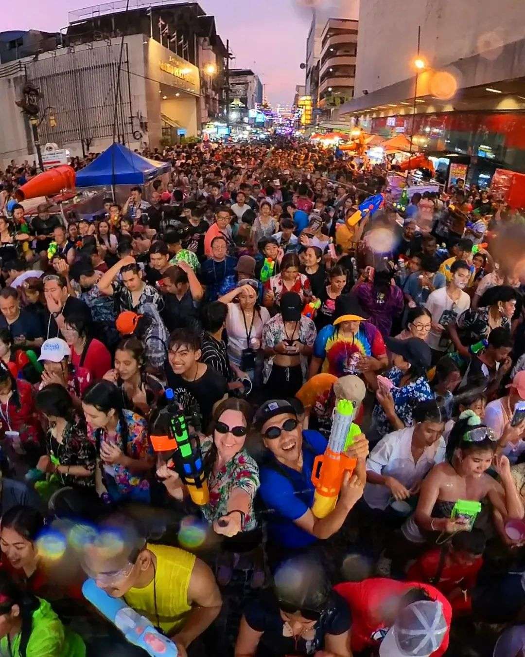 2024年在泰国合艾庆祝泼水节